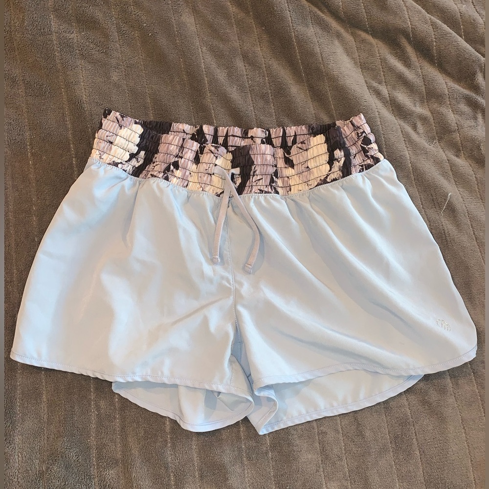 MPG Running shorts. Baby blue. Size medium.